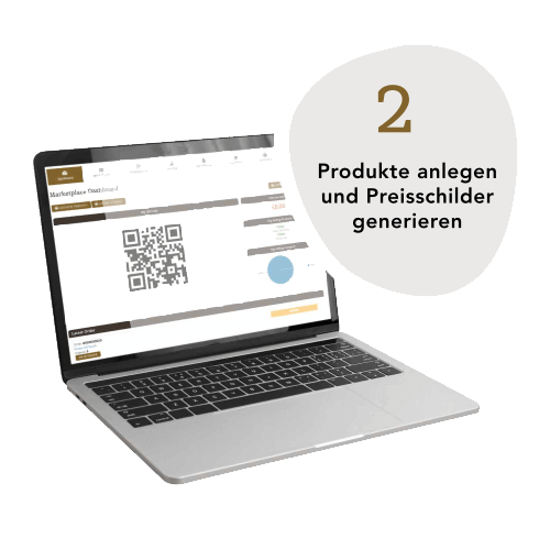 Icon Produkte anlegen und Preisschilder generieren